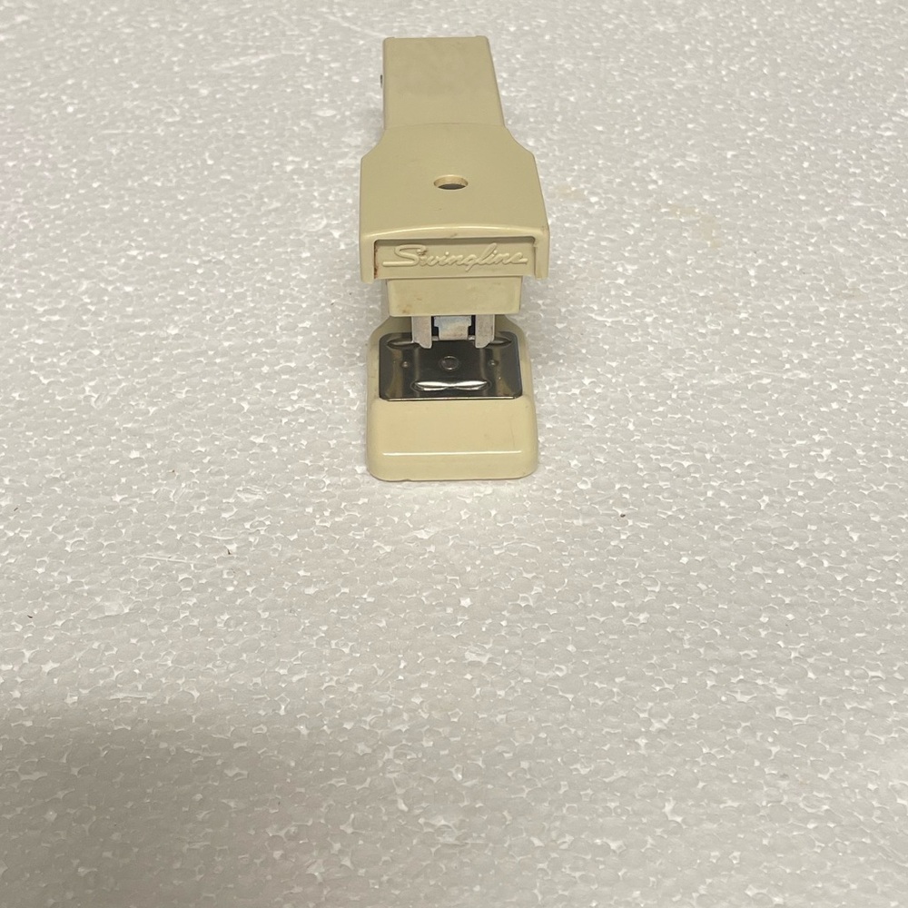 EUC Vintage “Mini” Swingline Stapler, Approximately 4 3/4” long &  Cream Color